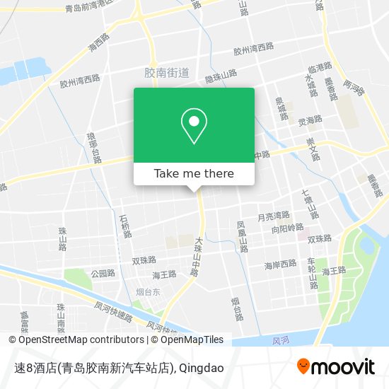 速8酒店(青岛胶南新汽车站店) map