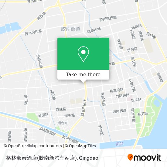 格林豪泰酒店(胶南新汽车站店) map