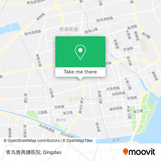 青岛雅典娜医院 map