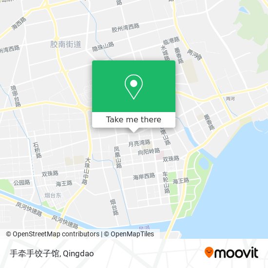 手牵手饺子馆 map