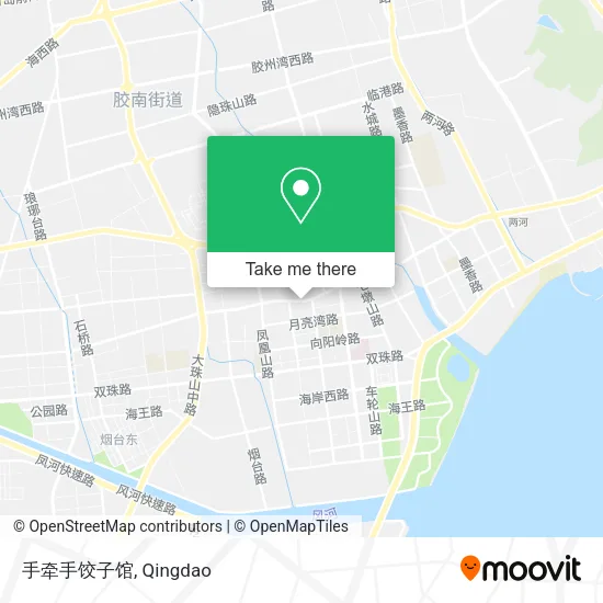 手牵手饺子馆 map