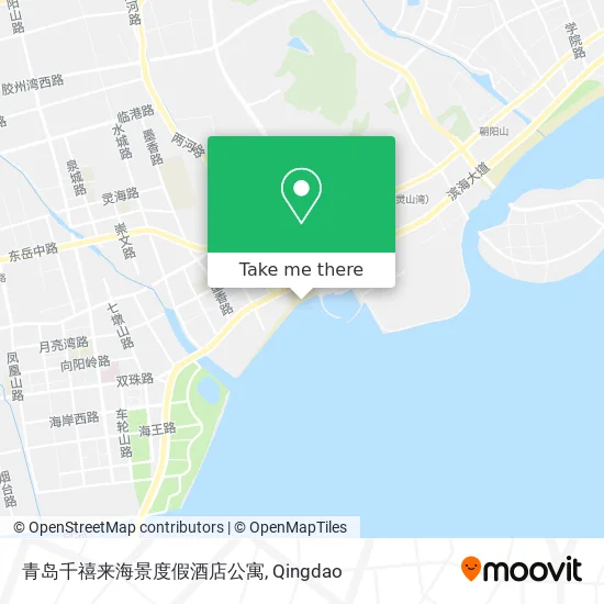 青岛千禧来海景度假酒店公寓 map