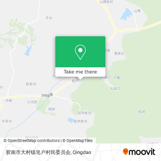 胶南市大村镇皂户村民委员会 map