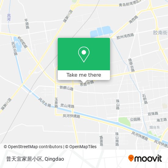 普天宜家居小区 map
