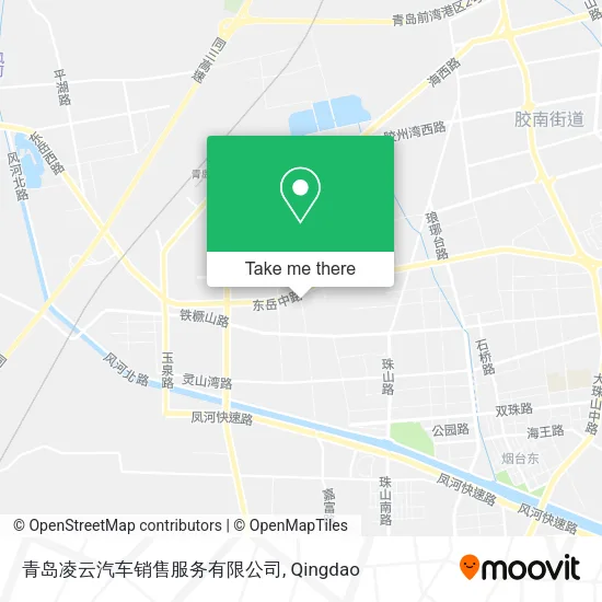 青岛凌云汽车销售服务有限公司 map