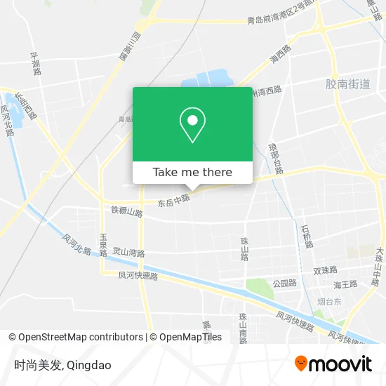 时尚美发 map
