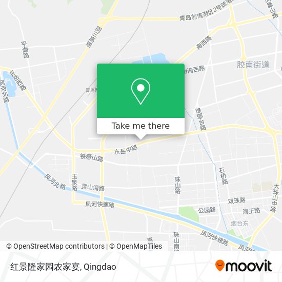 红景隆家园农家宴 map