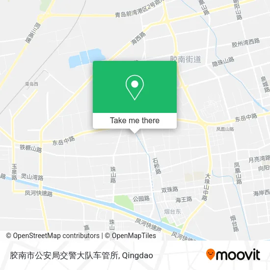 胶南市公安局交警大队车管所 map