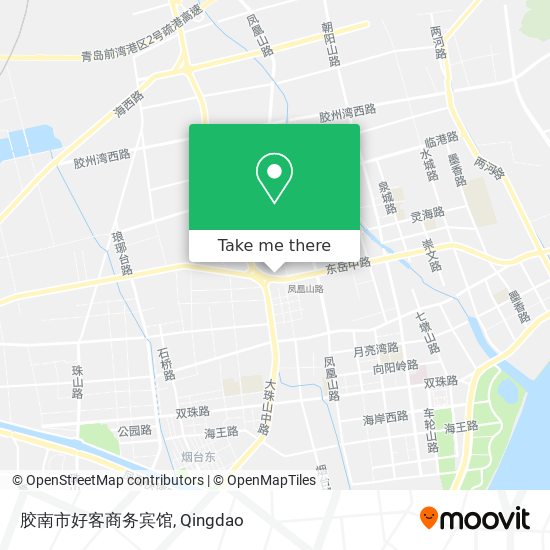胶南市好客商务宾馆 map