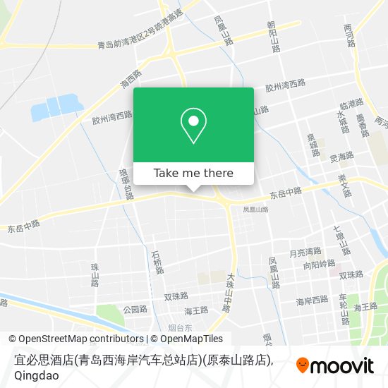 宜必思酒店(青岛西海岸汽车总站店)(原泰山路店) map