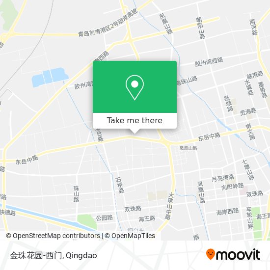 金珠花园-西门 map