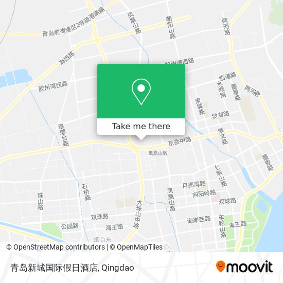 青岛新城国际假日酒店 map