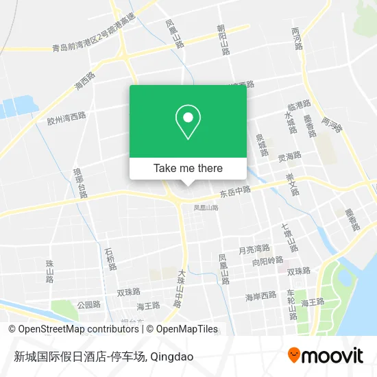 新城国际假日酒店-停车场 map