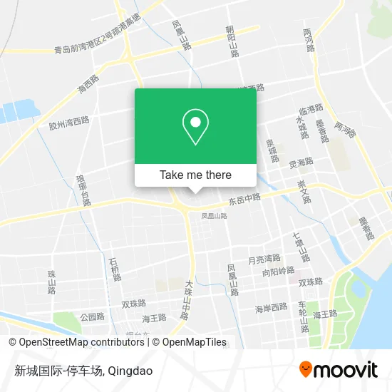 新城国际-停车场 map