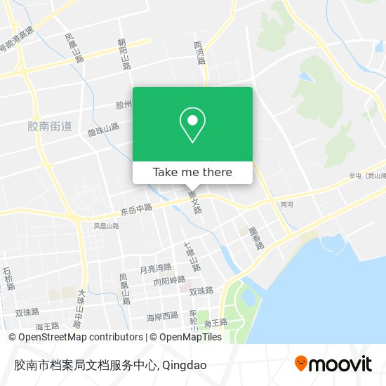 胶南市档案局文档服务中心 map