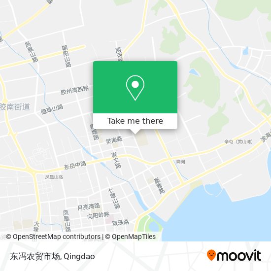 东冯农贸市场 map