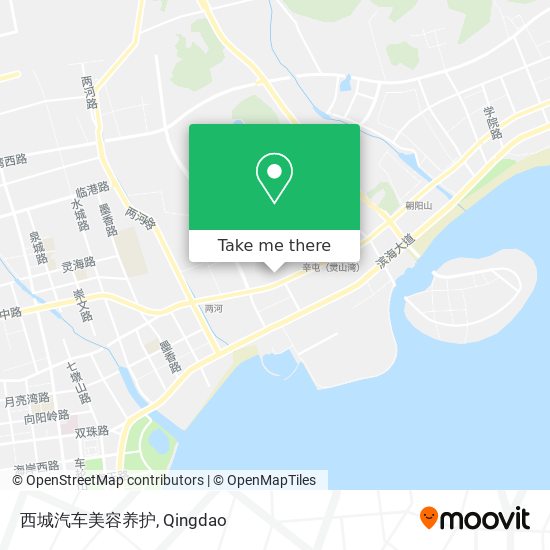 西城汽车美容养护 map