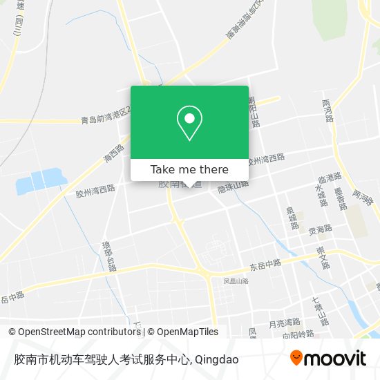 胶南市机动车驾驶人考试服务中心 map