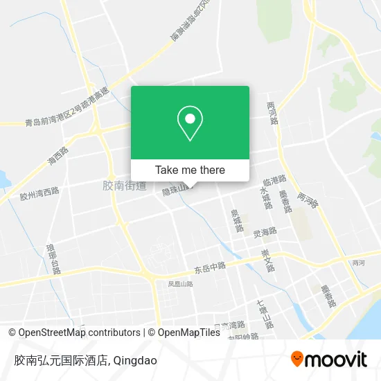 胶南弘元国际酒店 map