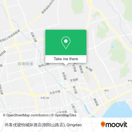 尚客优骏怡城际酒店(朝阳山路店) map
