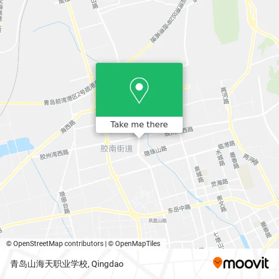 青岛山海天职业学校 map