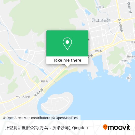 拜登观邸度假公寓(青岛世茂诺沙湾) map