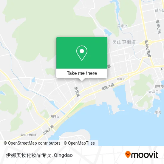 伊娜美妆化妆品专卖 map