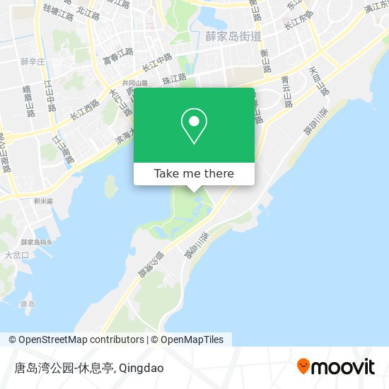 唐岛湾公园-休息亭 map