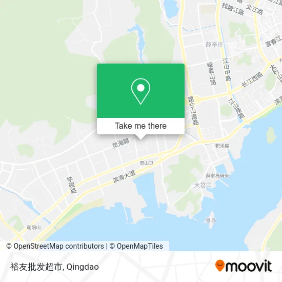 裕友批发超市 map