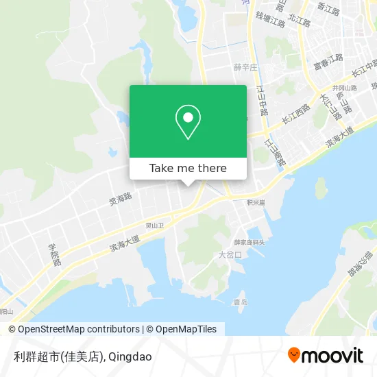 利群超市(佳美店) map