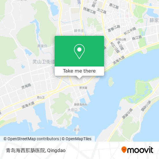 青岛海西肛肠医院 map