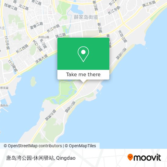 唐岛湾公园-休闲驿站 map