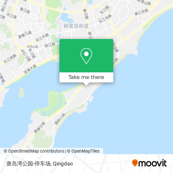 唐岛湾公园-停车场 map