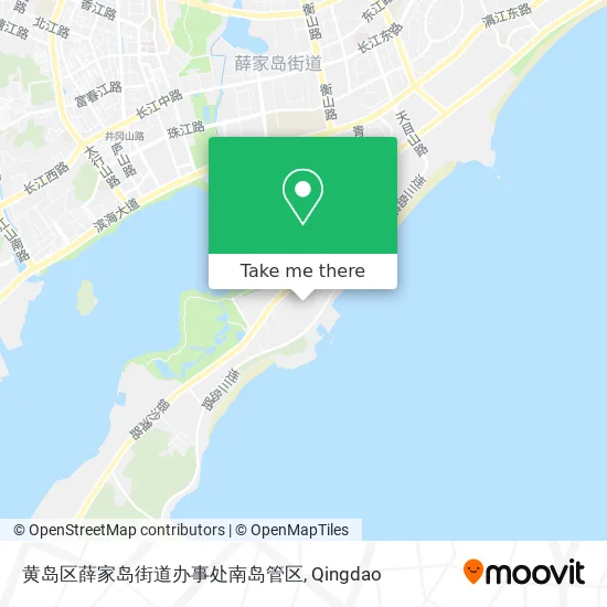 黄岛区薛家岛街道办事处南岛管区 map