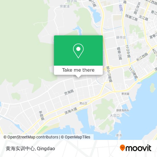 黄海实训中心 map