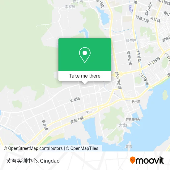 黄海实训中心 map