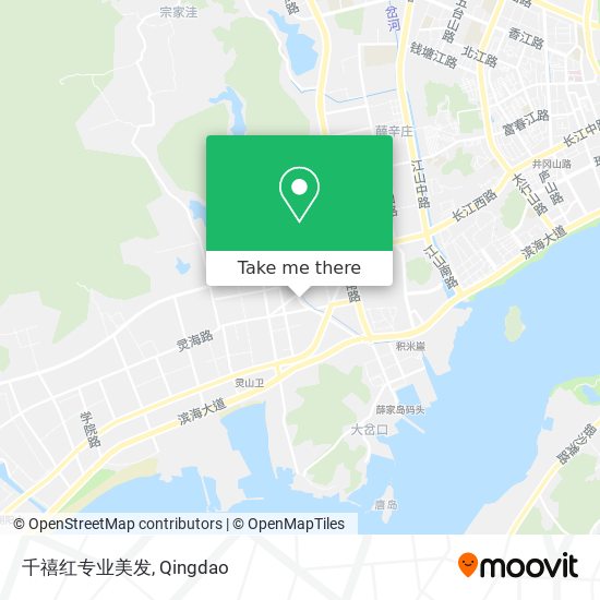 千禧红专业美发 map