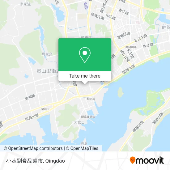 小丛副食品超市 map