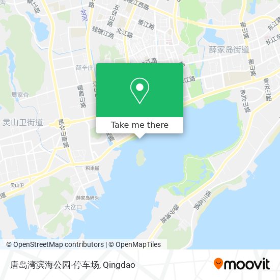 唐岛湾滨海公园-停车场 map