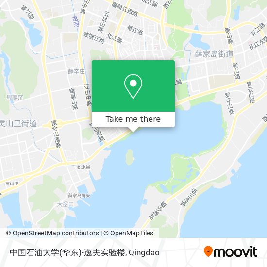 中国石油大学(华东)-逸夫实验楼 map