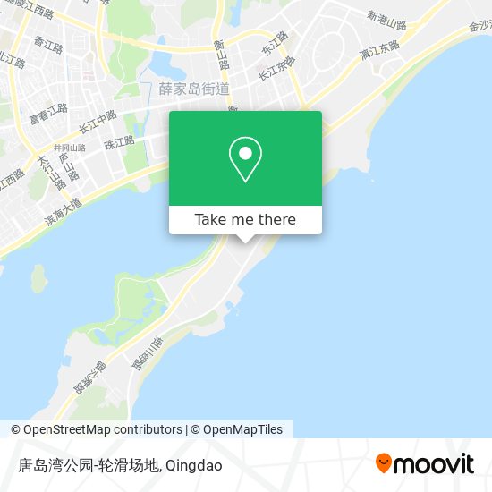 唐岛湾公园-轮滑场地 map