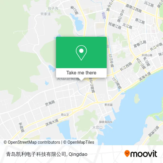 青岛凯利电子科技有限公司 map