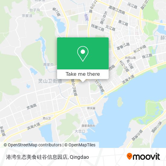 港湾生态美食硅谷信息园店 map