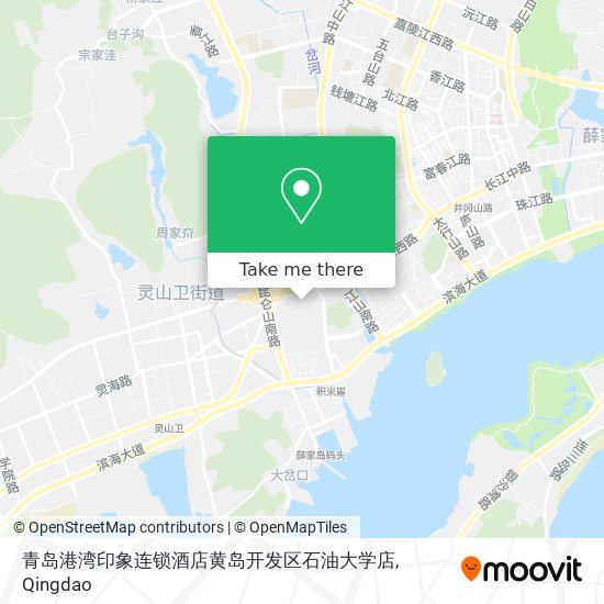 青岛港湾印象连锁酒店黄岛开发区石油大学店 map