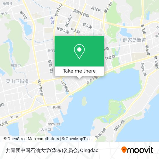 共青团中国石油大学(华东)委员会 map