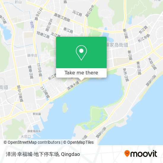 泽润·幸福城-地下停车场 map