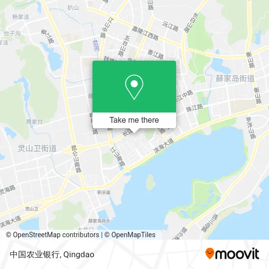 中国农业银行 map