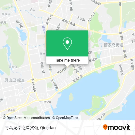 青岛龙泰之星宾馆 map