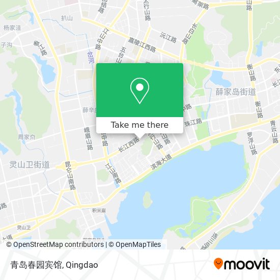 青岛春园宾馆 map