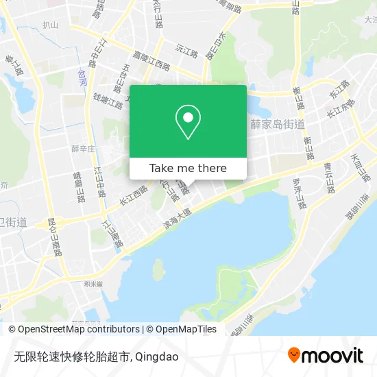 无限轮速快修轮胎超市 map